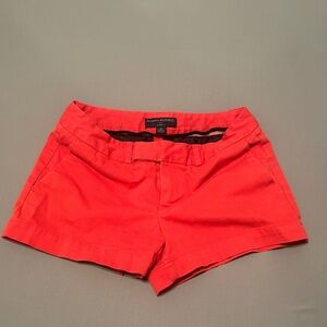 BANANA REPUBLIC Women’s Ryan Fit Shorts Coral Red Size 0